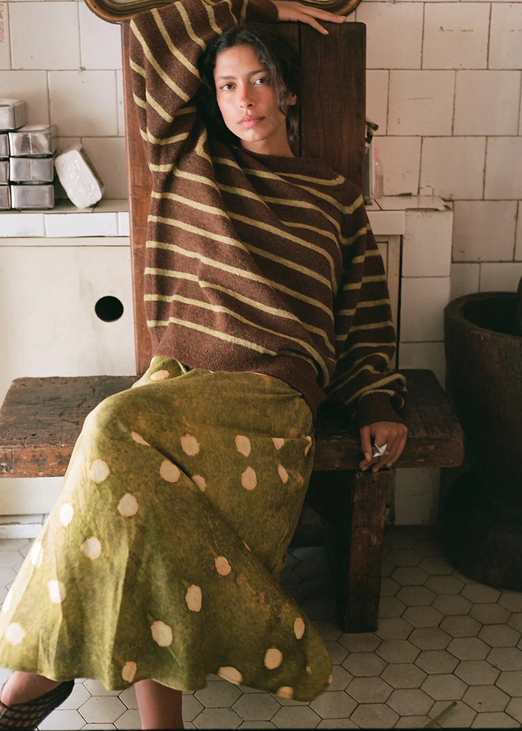 Umore Stripe Knit Jumper