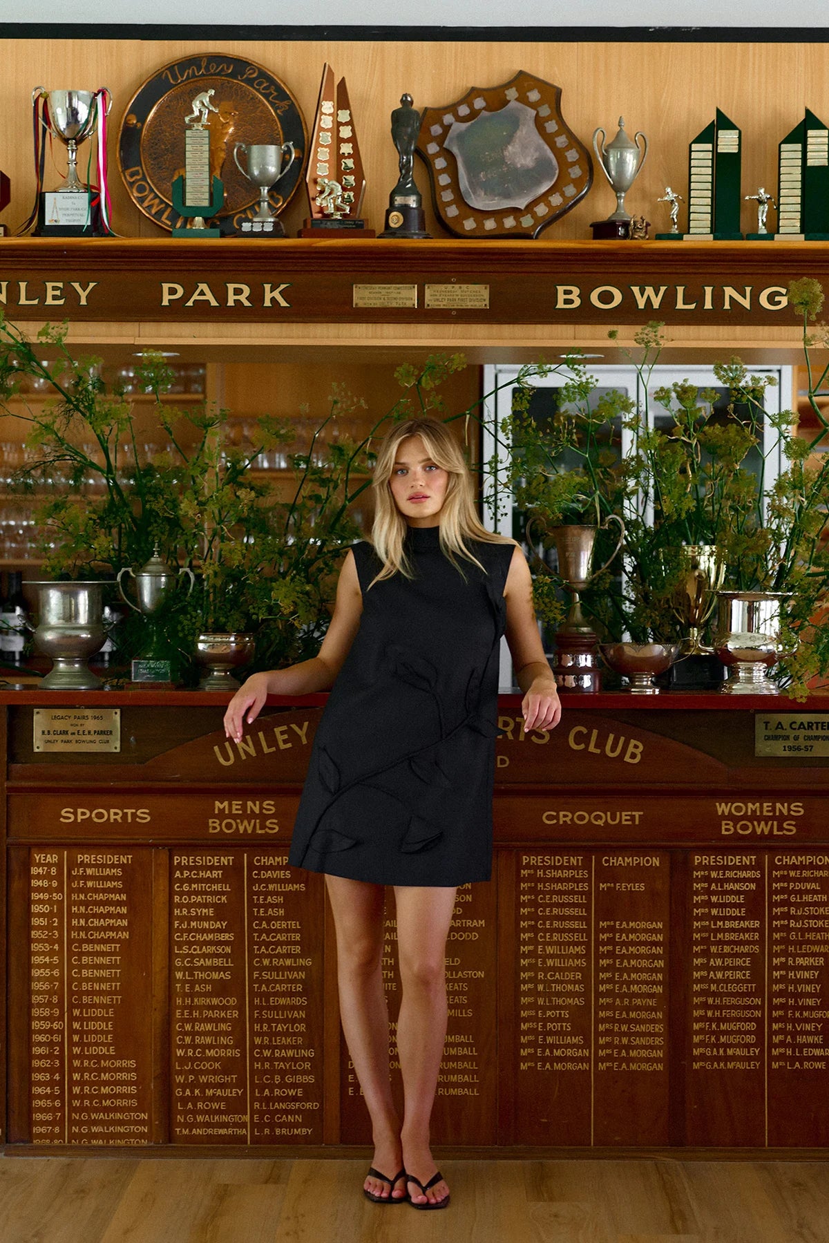Centre Court Dress | Black