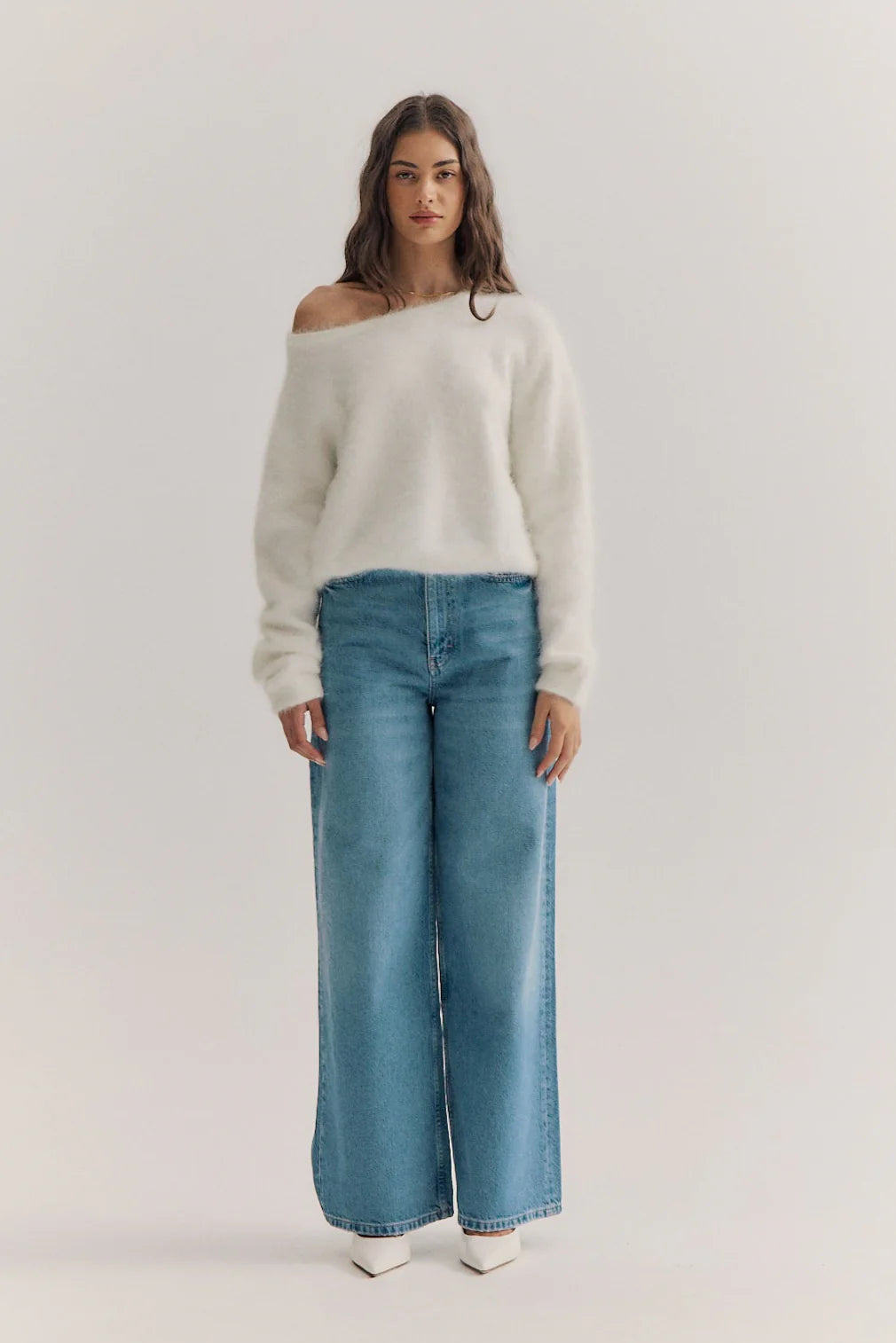 Stella Boat Neck | Snow
