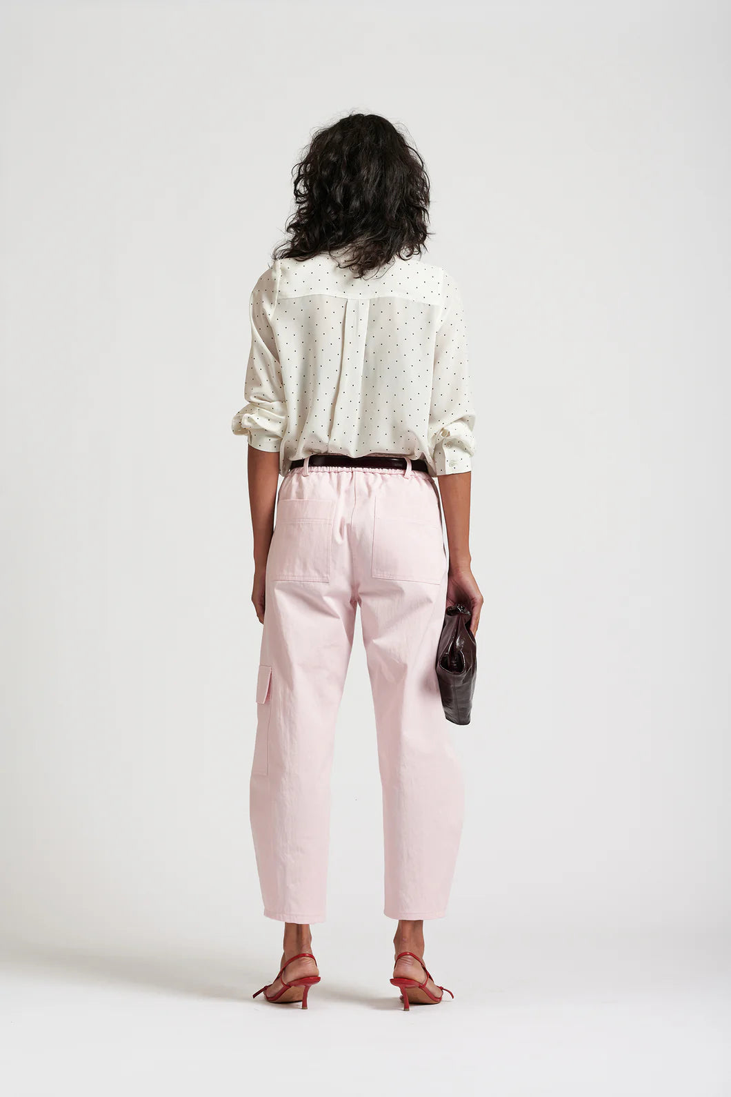Le Dot Lightweight Silk Shirt | Off White