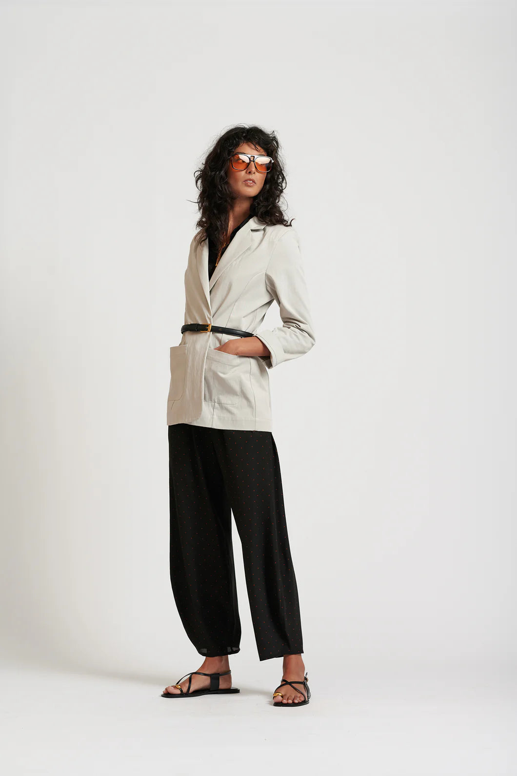 Le Dot Balloon Pant | Ink