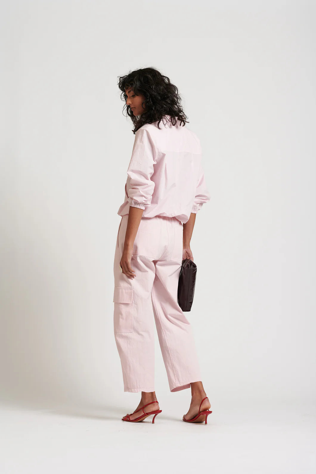 Le Anorak Washed Cotton Shirt | Icy Pink