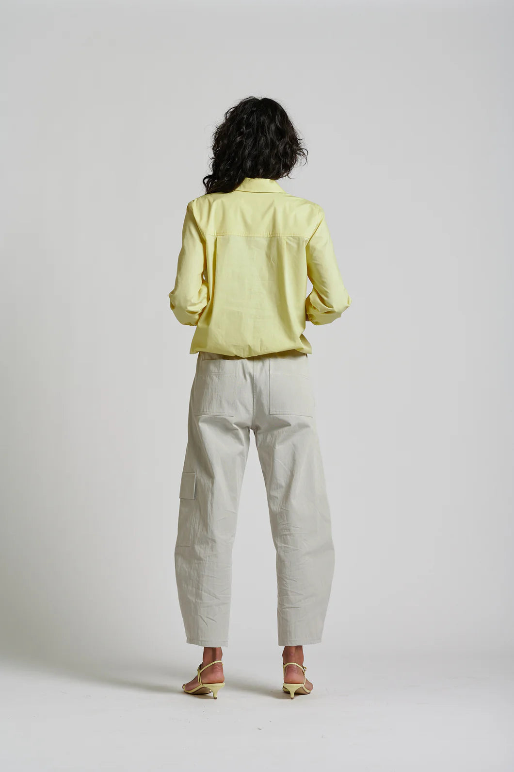Le Anorak Washed Cotton Shirt | Citron