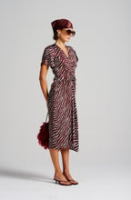 L'Hotel Particulier Dress | Mint / Burgundy