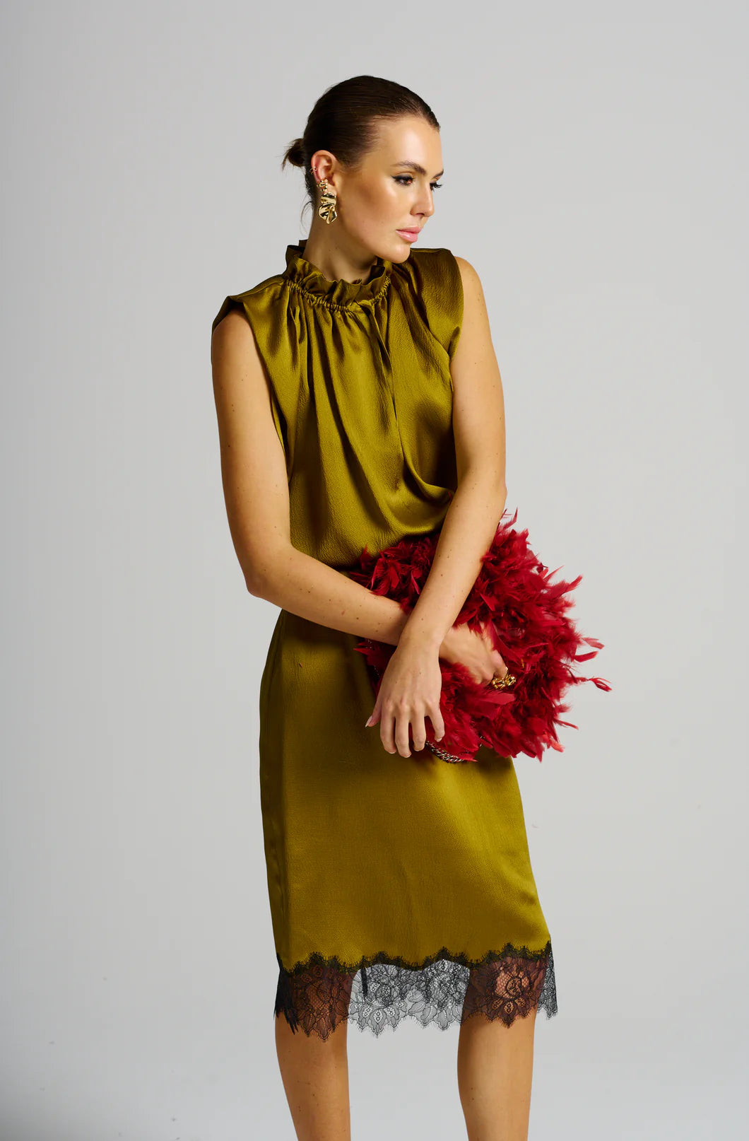 Le Cocktail Skirt | Olive