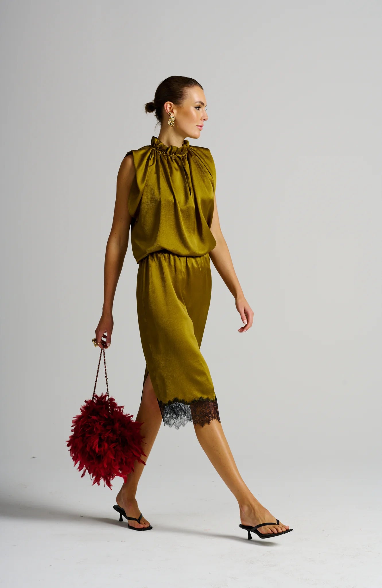 Le Cocktail Skirt | Olive