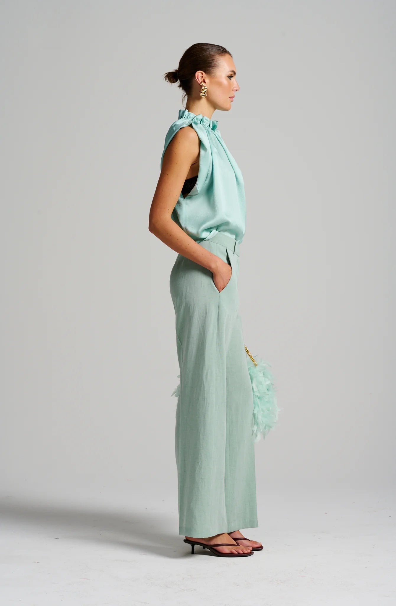 Le Cocktail Lounge Pant | Mint