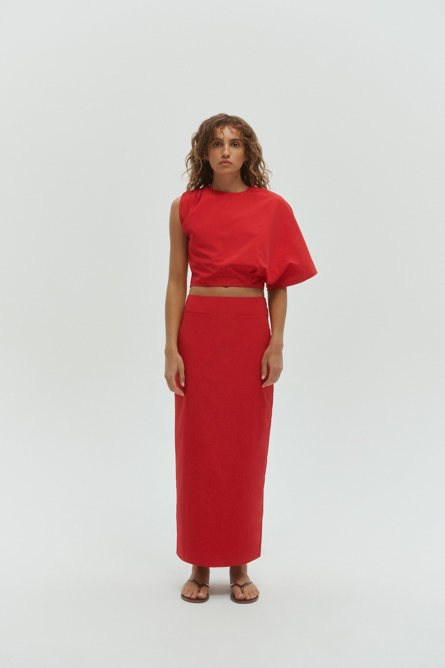 Russo Skirt | Ruby Red