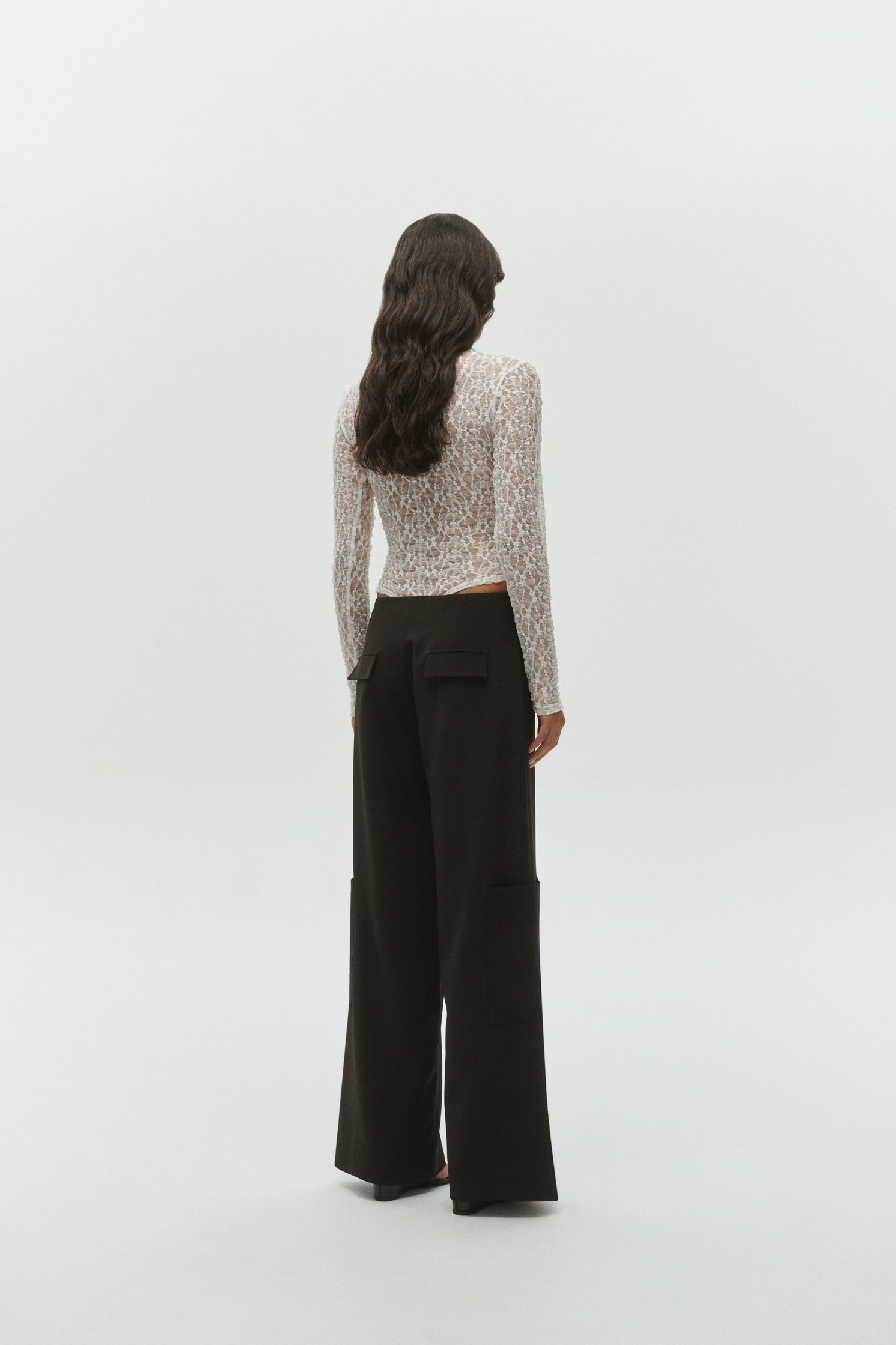 Leo Lace Bodysuit | White