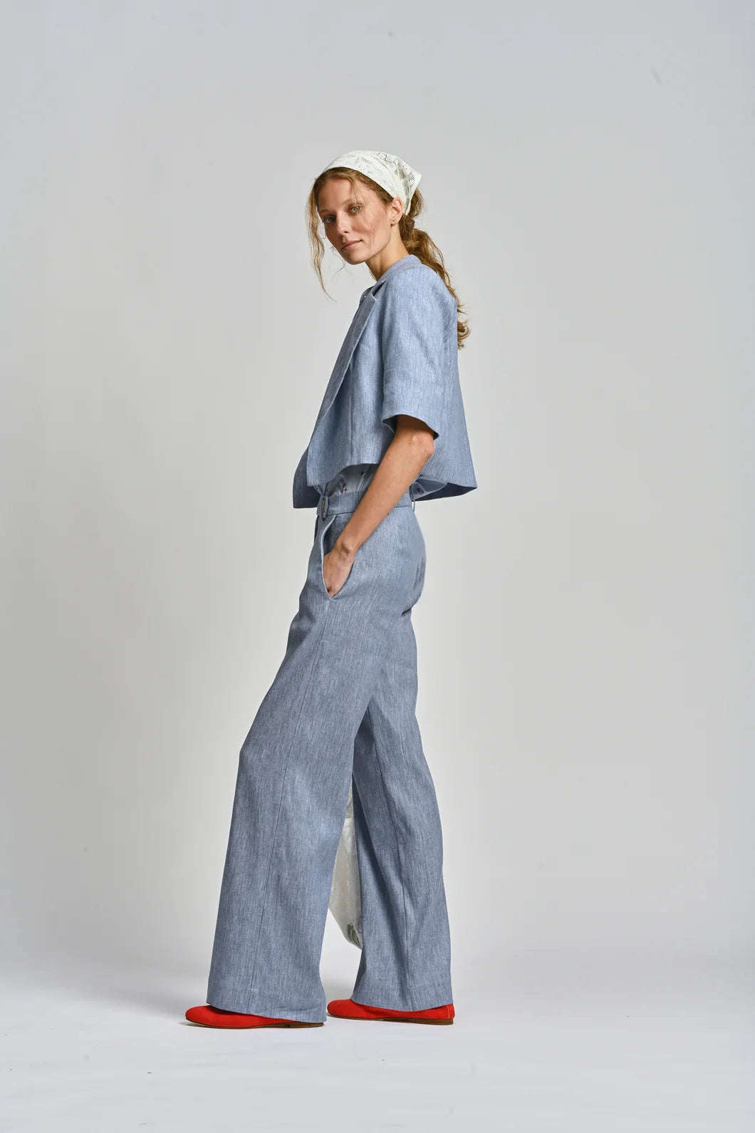 La Trattoria Jacket | Pale Blue