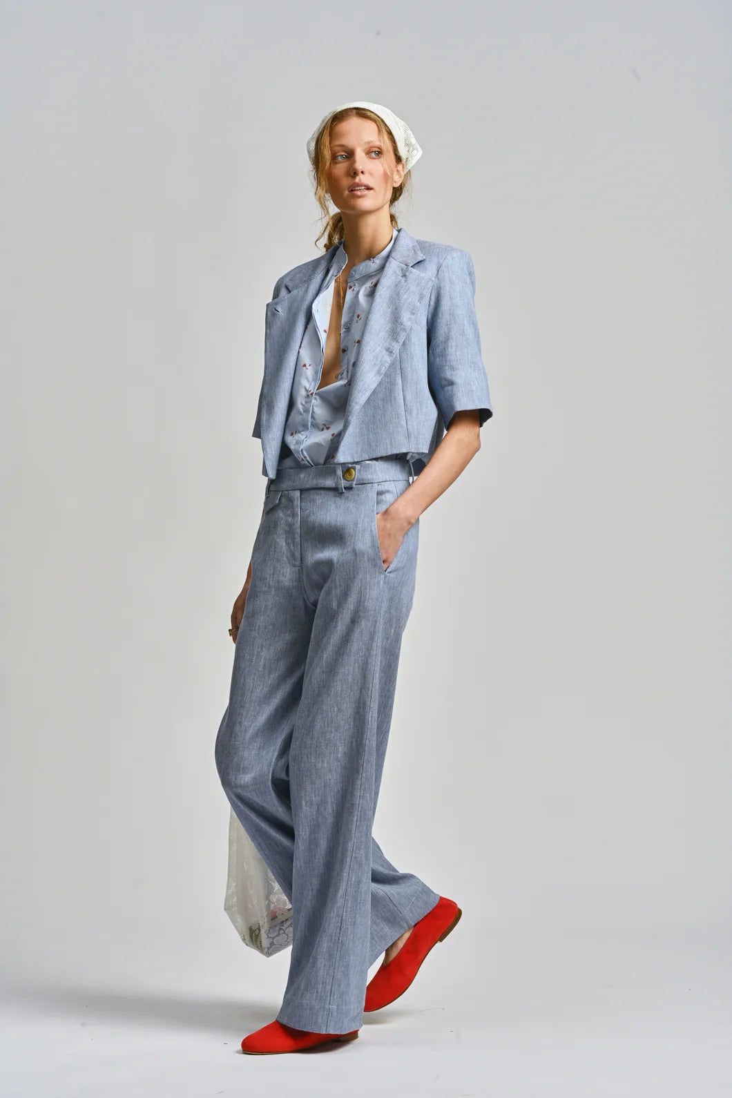 La Trattoria Jacket | Pale Blue