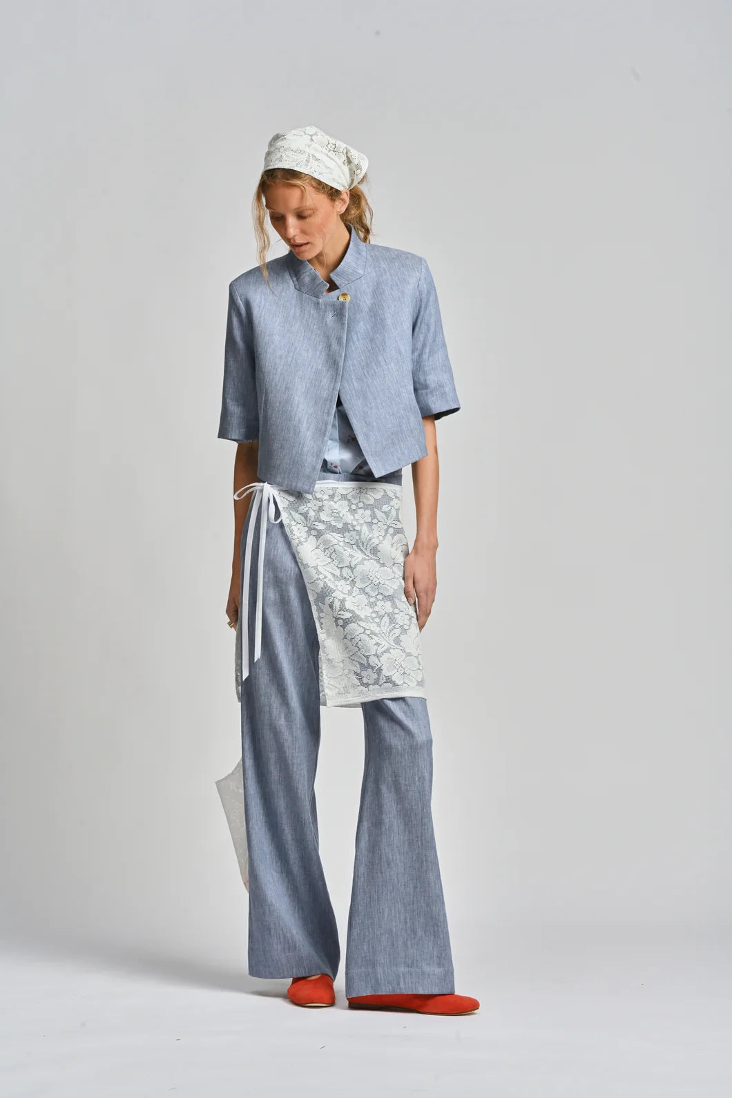 La Trattoria Jacket | Pale Blue