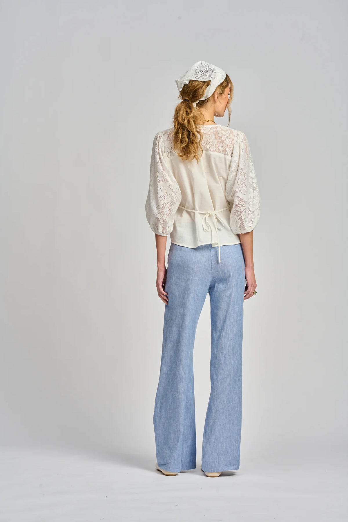 Le Filet Lace Top | Off White *PRE-ORDER