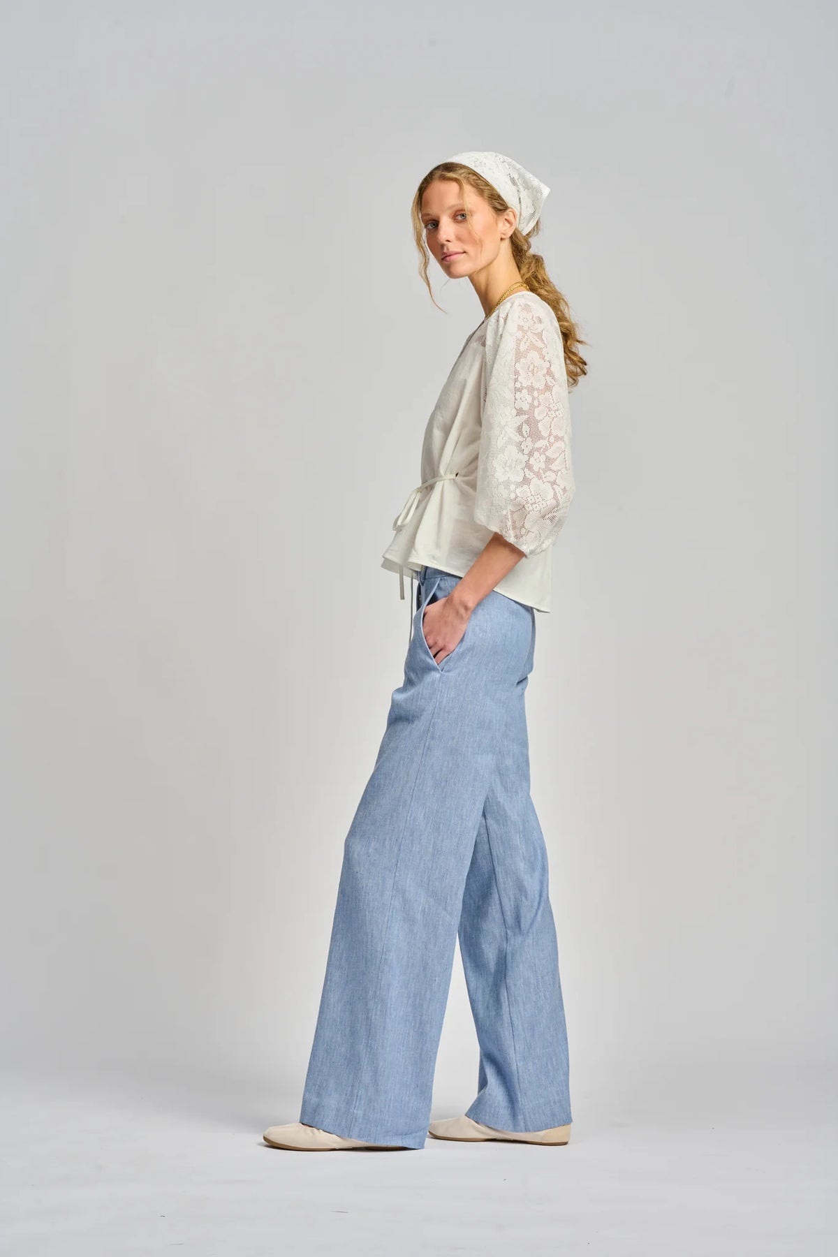Le Filet Lace Top | Off White *PRE-ORDER
