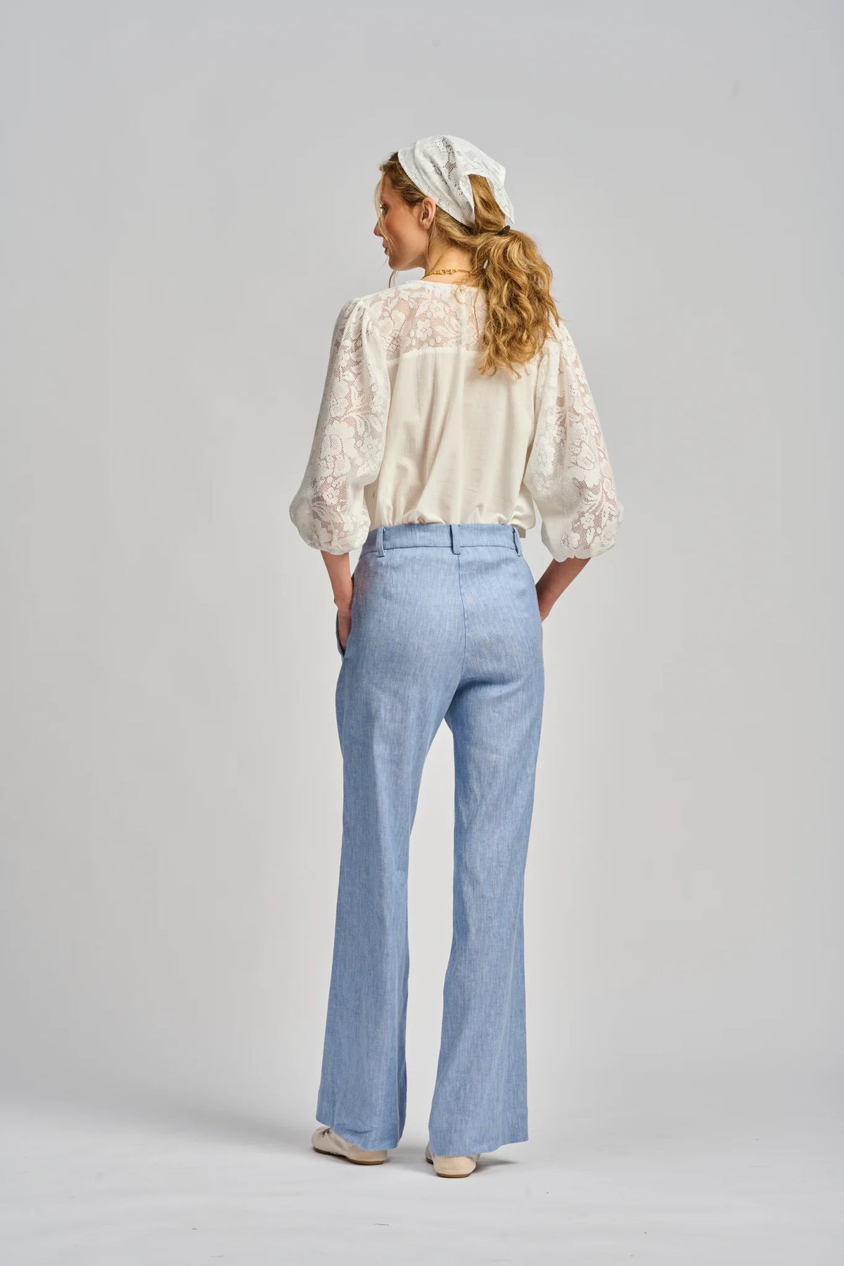 La Trattoria Pant | Pale Blue