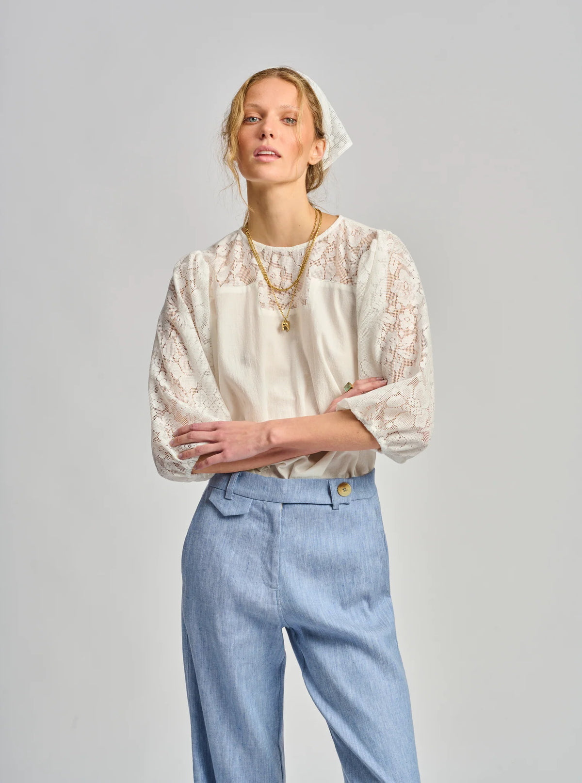 La Trattoria Pant | Pale Blue