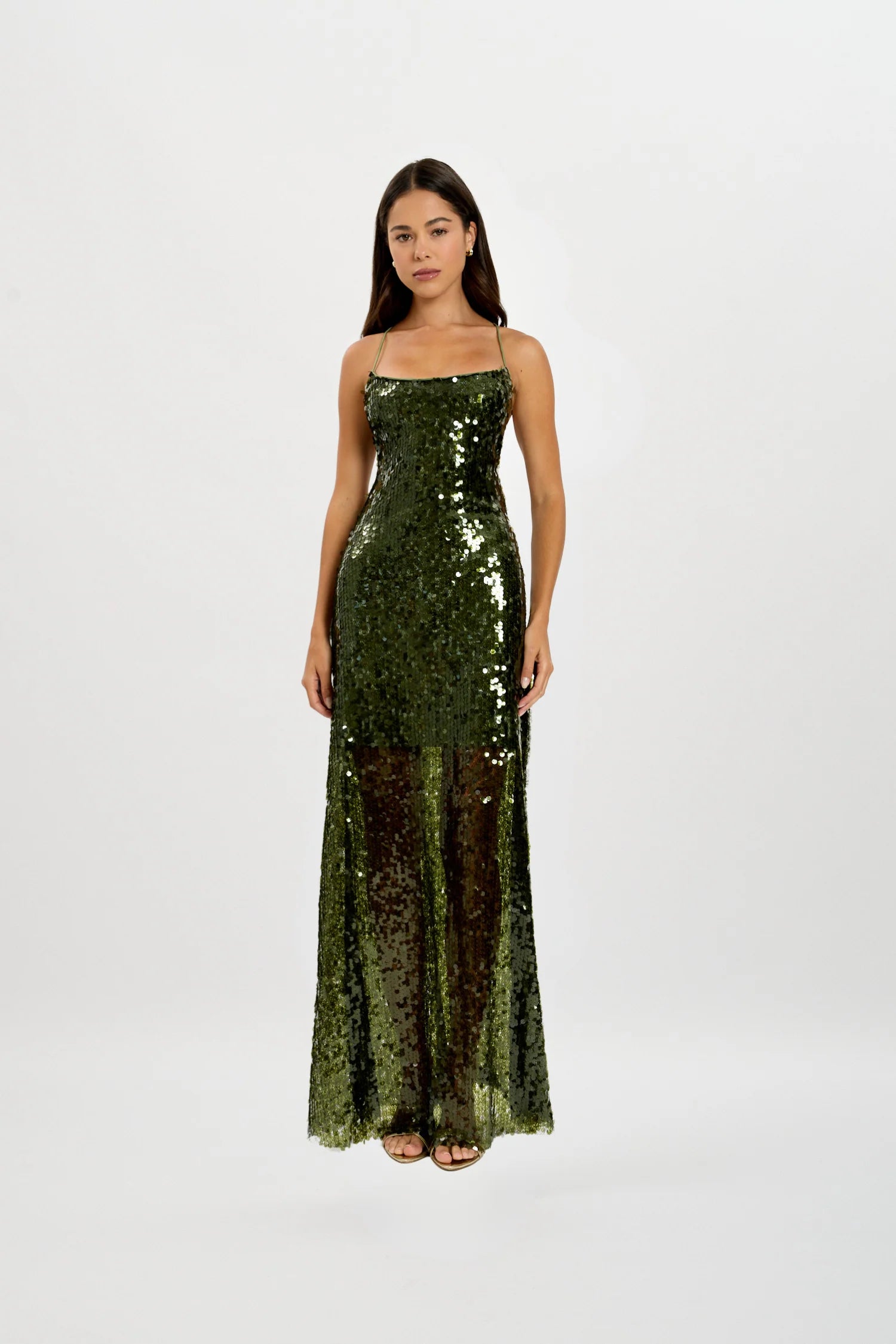 Backless Gown | Forest Green