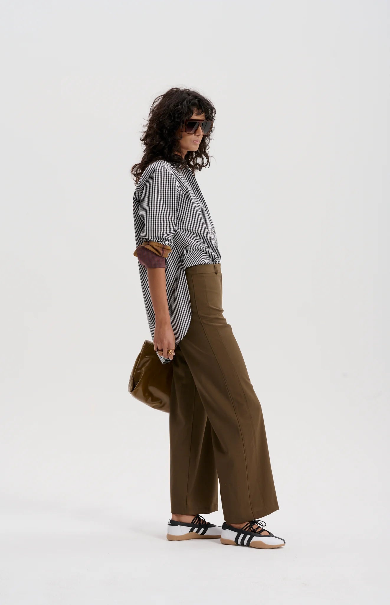 Worsted Merino Trouser | Dark Olive
