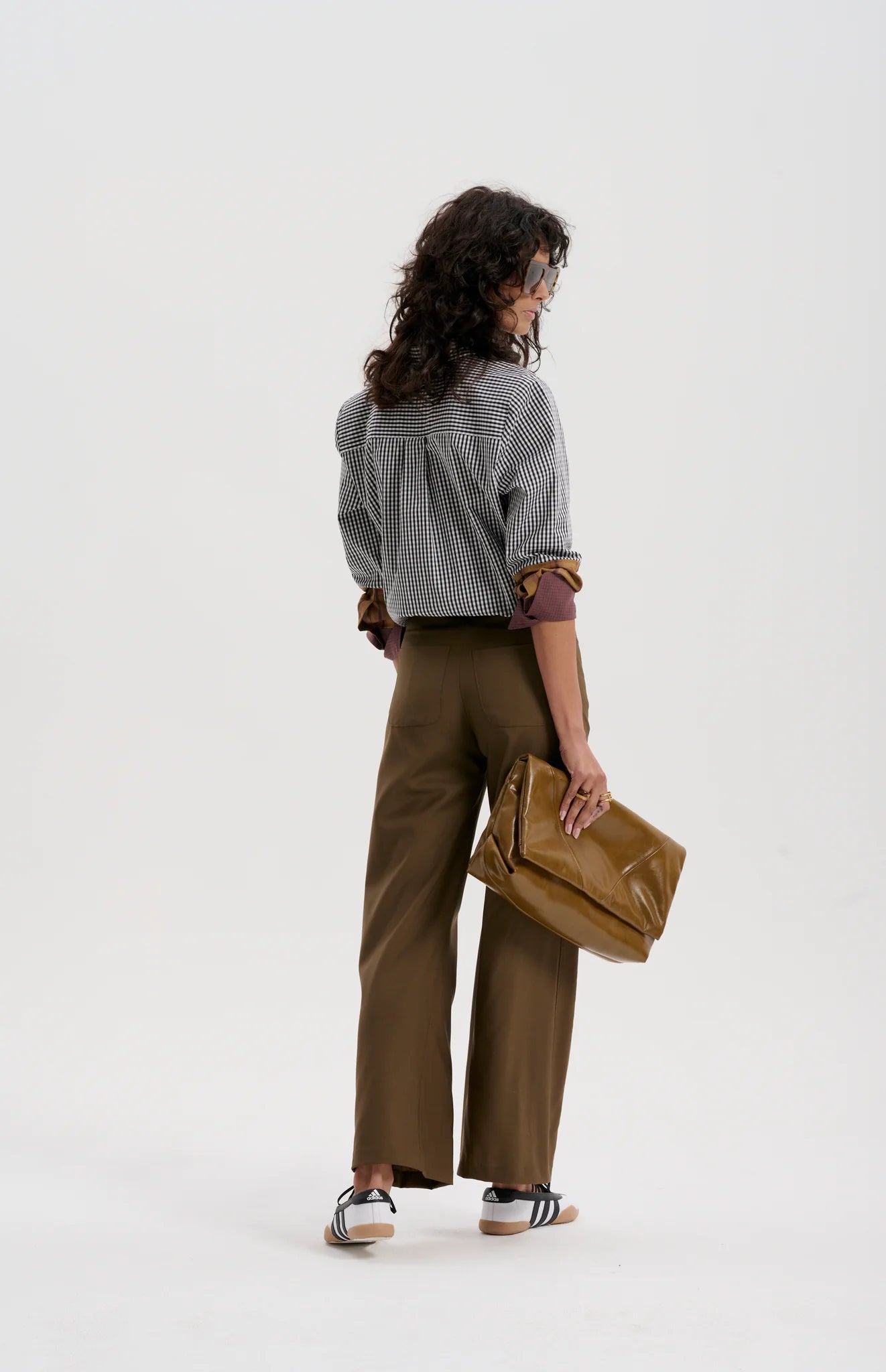 Worsted Merino Trouser | Dark Olive