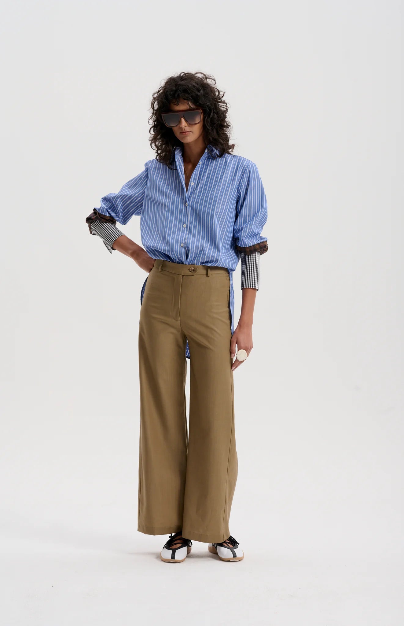 Worsted Merino Trouser | Pale Tobacco
