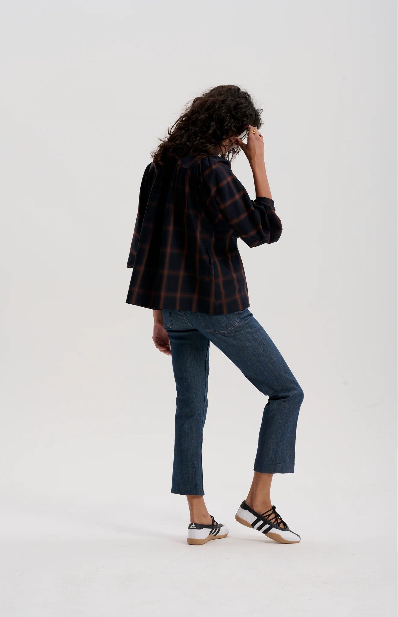 Storm Collar Trench Shirt | Ink Check