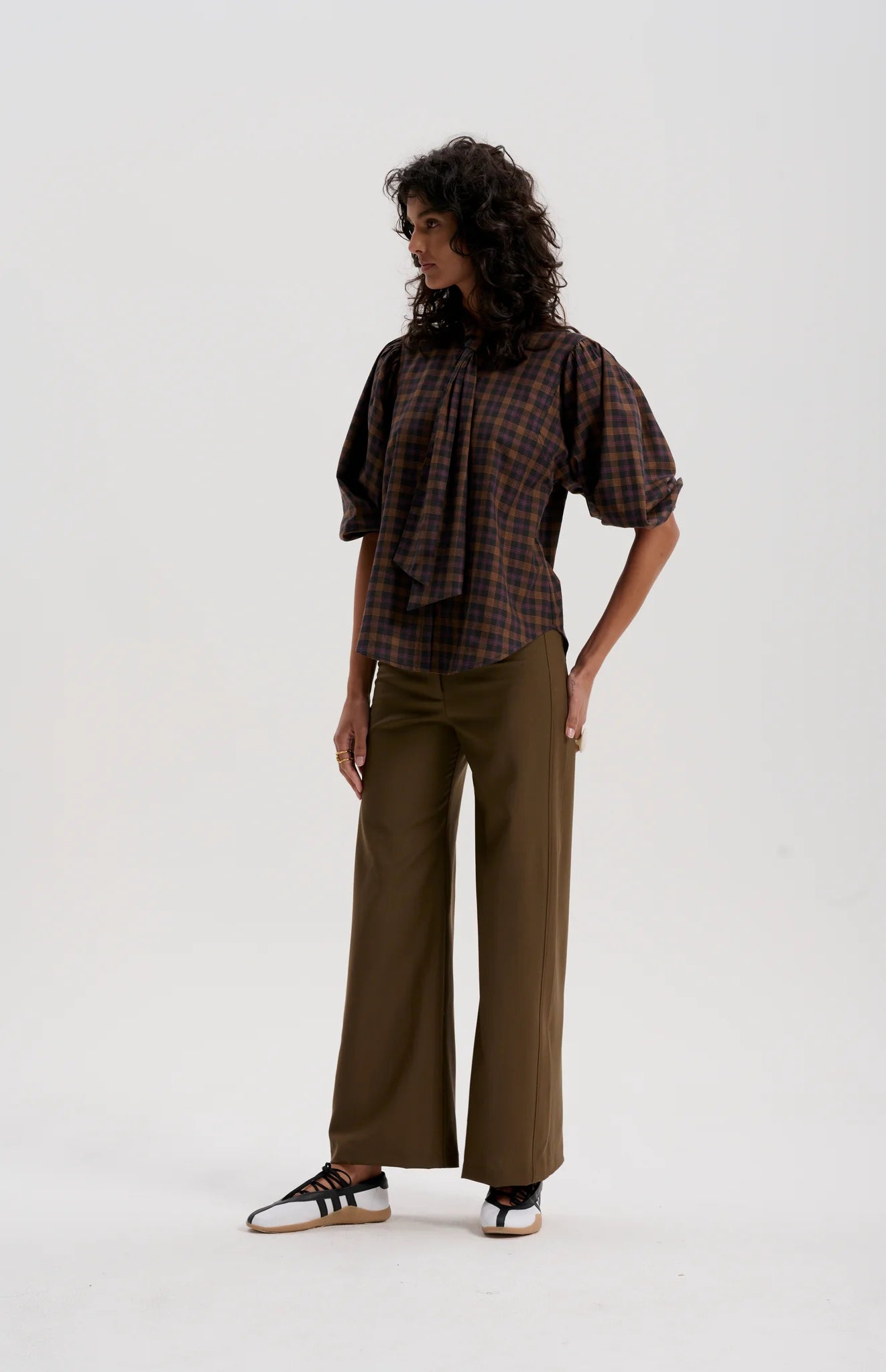 Worsted Merino Trouser | Dark Olive