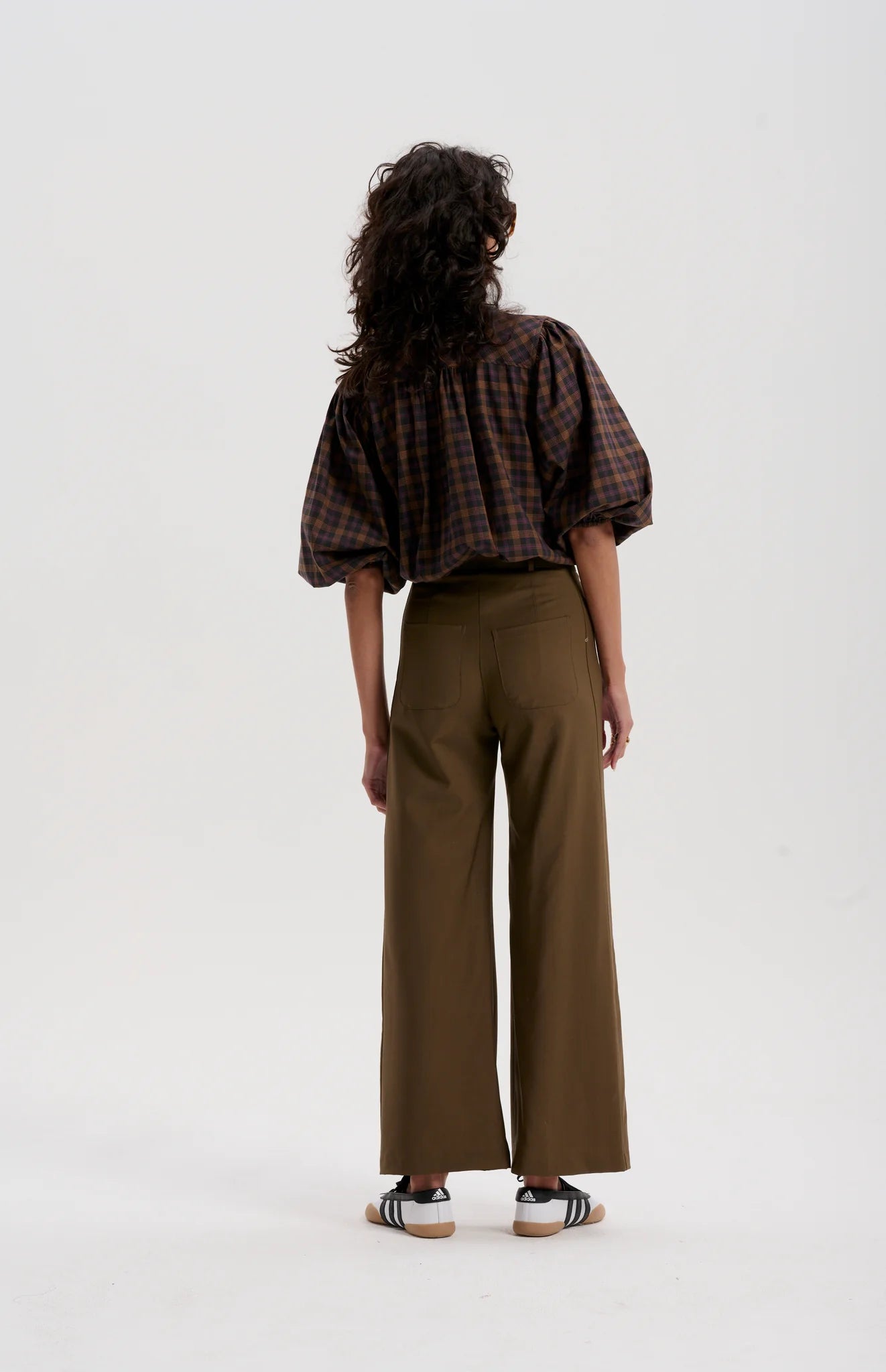 Worsted Merino Trouser | Dark Olive