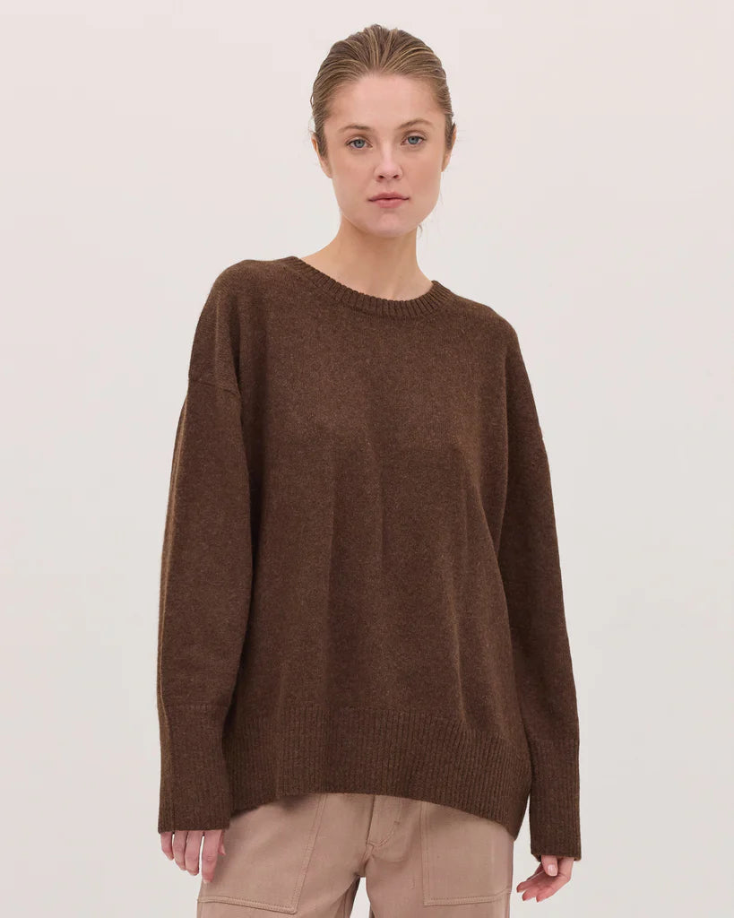 The Classic Crew Jumper | Espresso