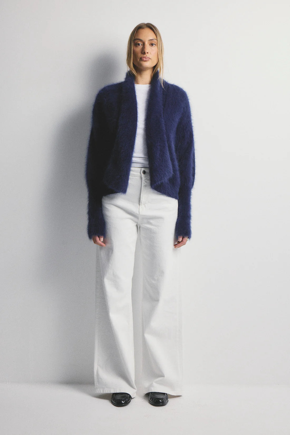 Zoe Open Cardigan | Navy
