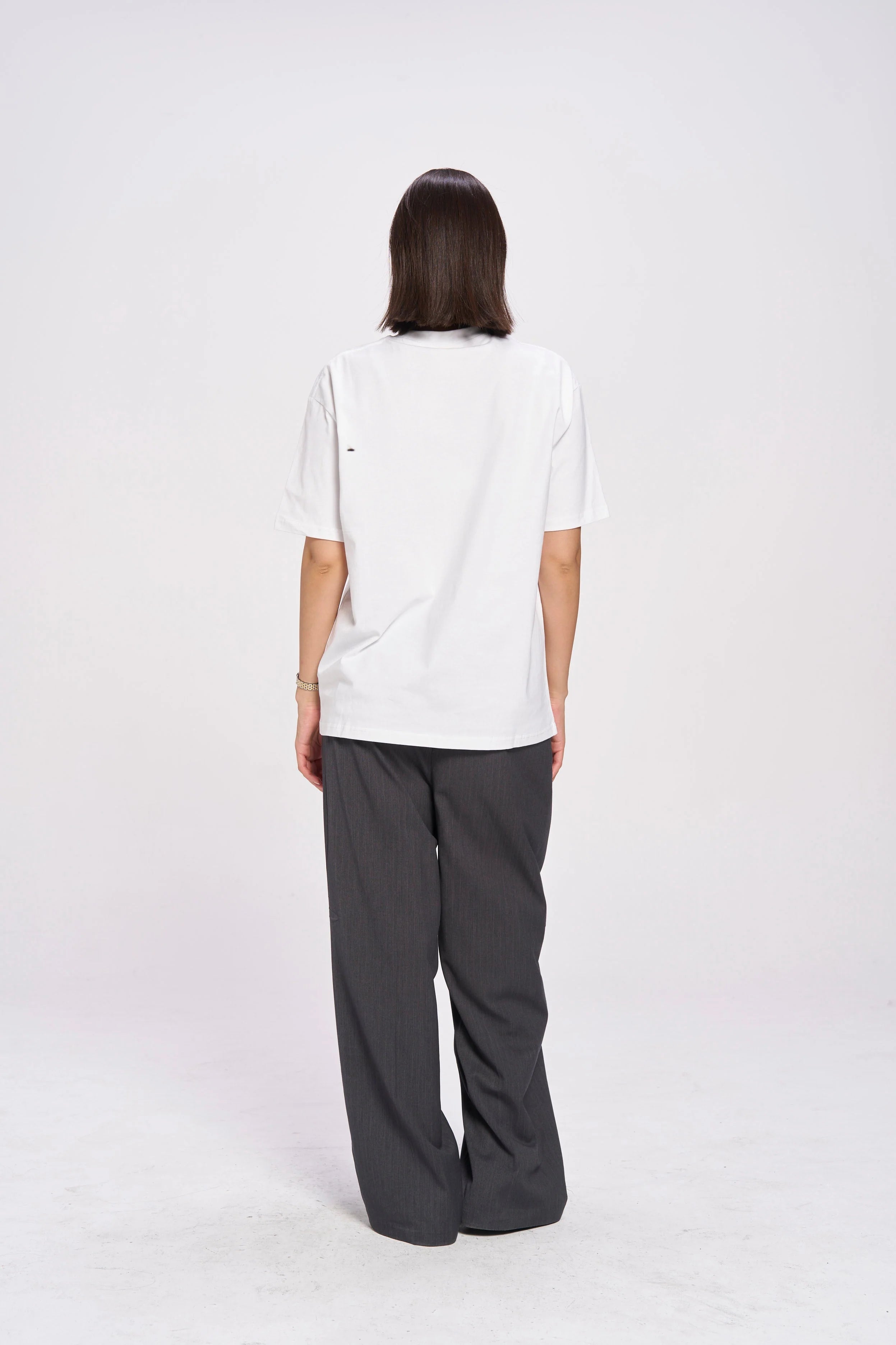 Partito Oversize Tee | Lucent White