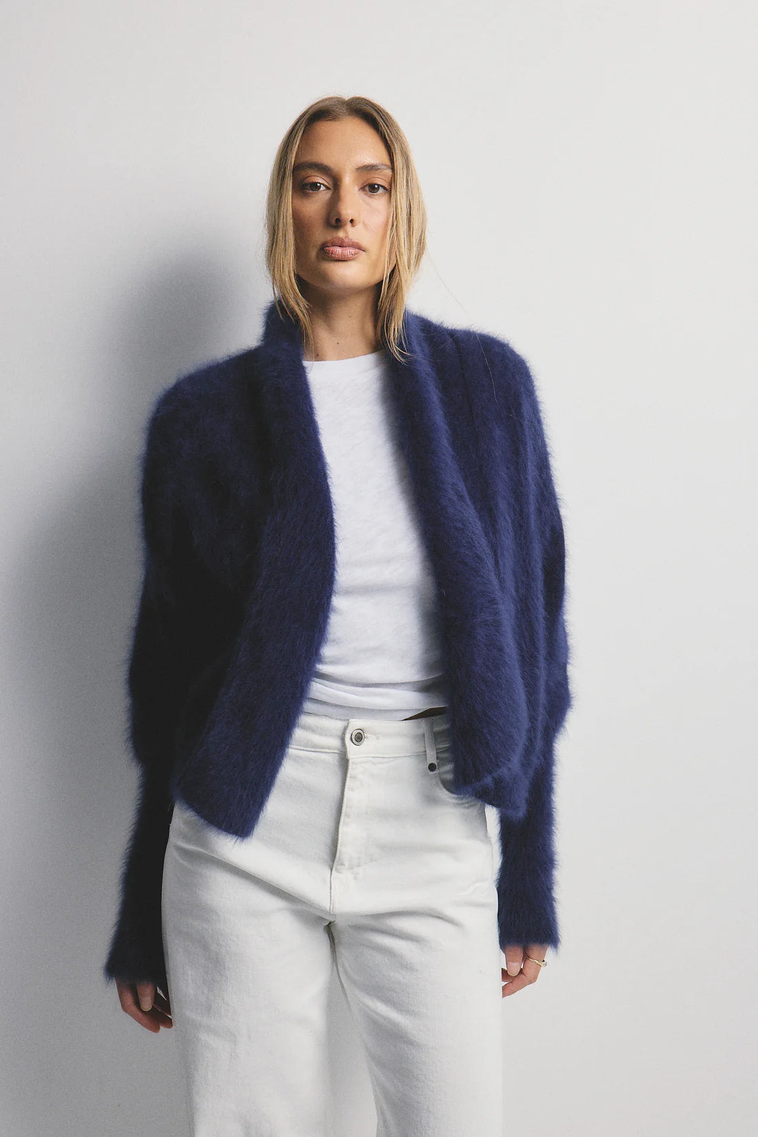Zoe Open Cardigan | Navy