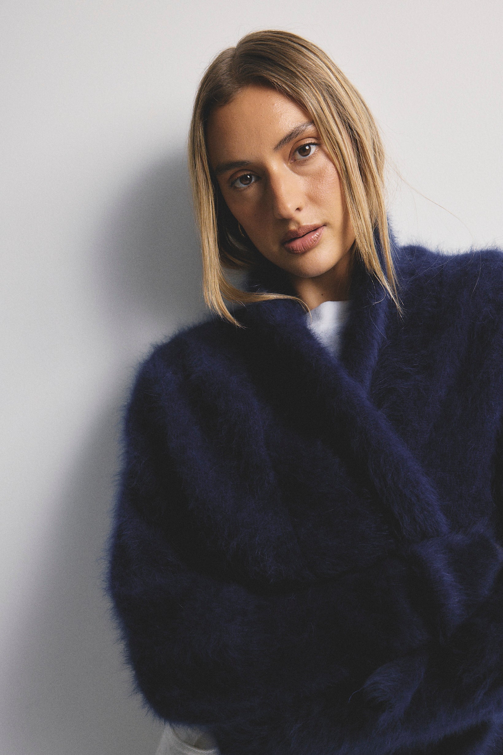 Zoe Open Cardigan | Navy