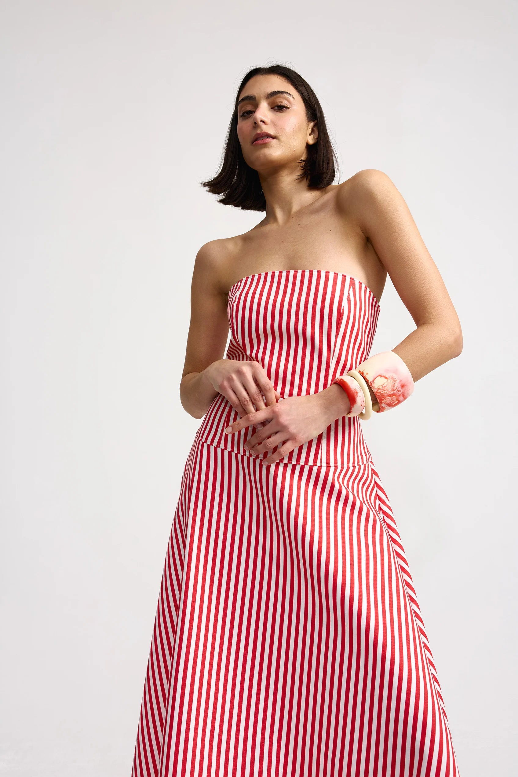Sloan Denim Dress | Ruby Antique Stripe