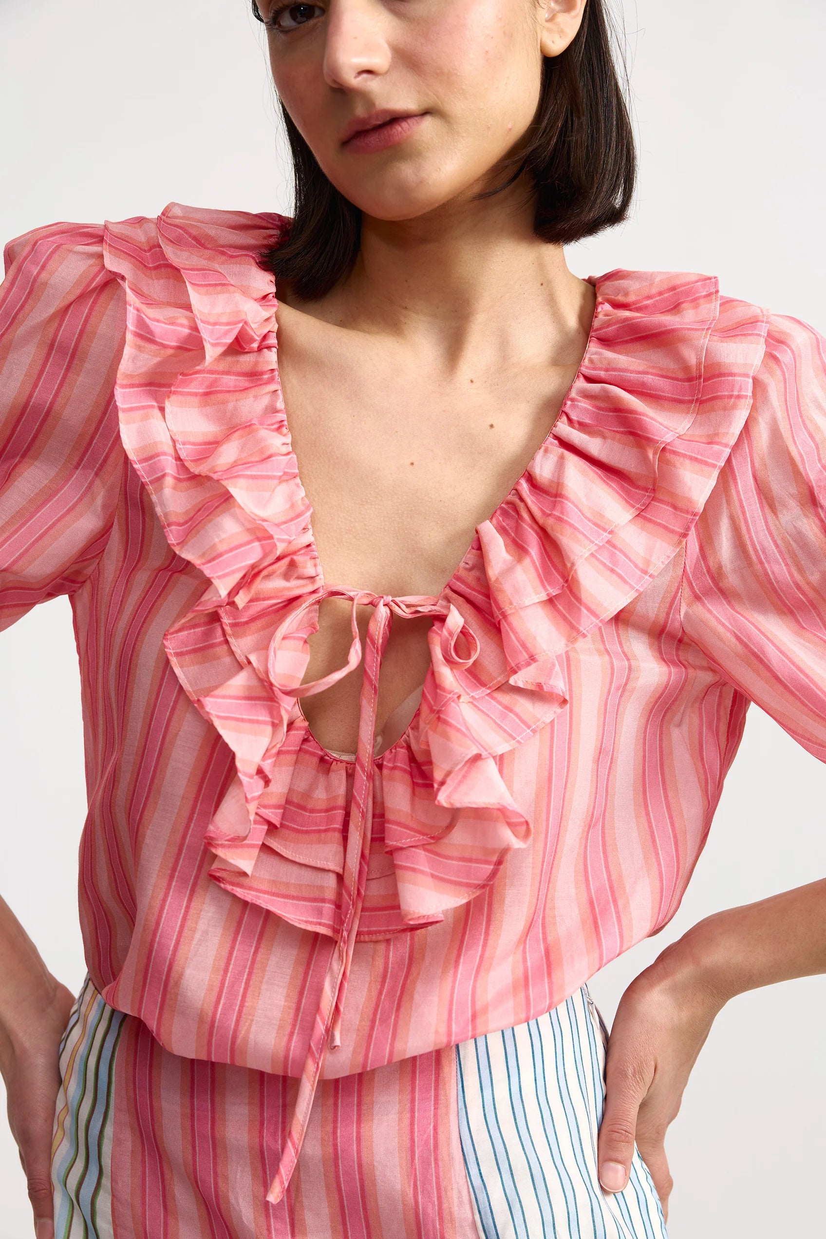 Filly Blouse | Sorbet Stripe