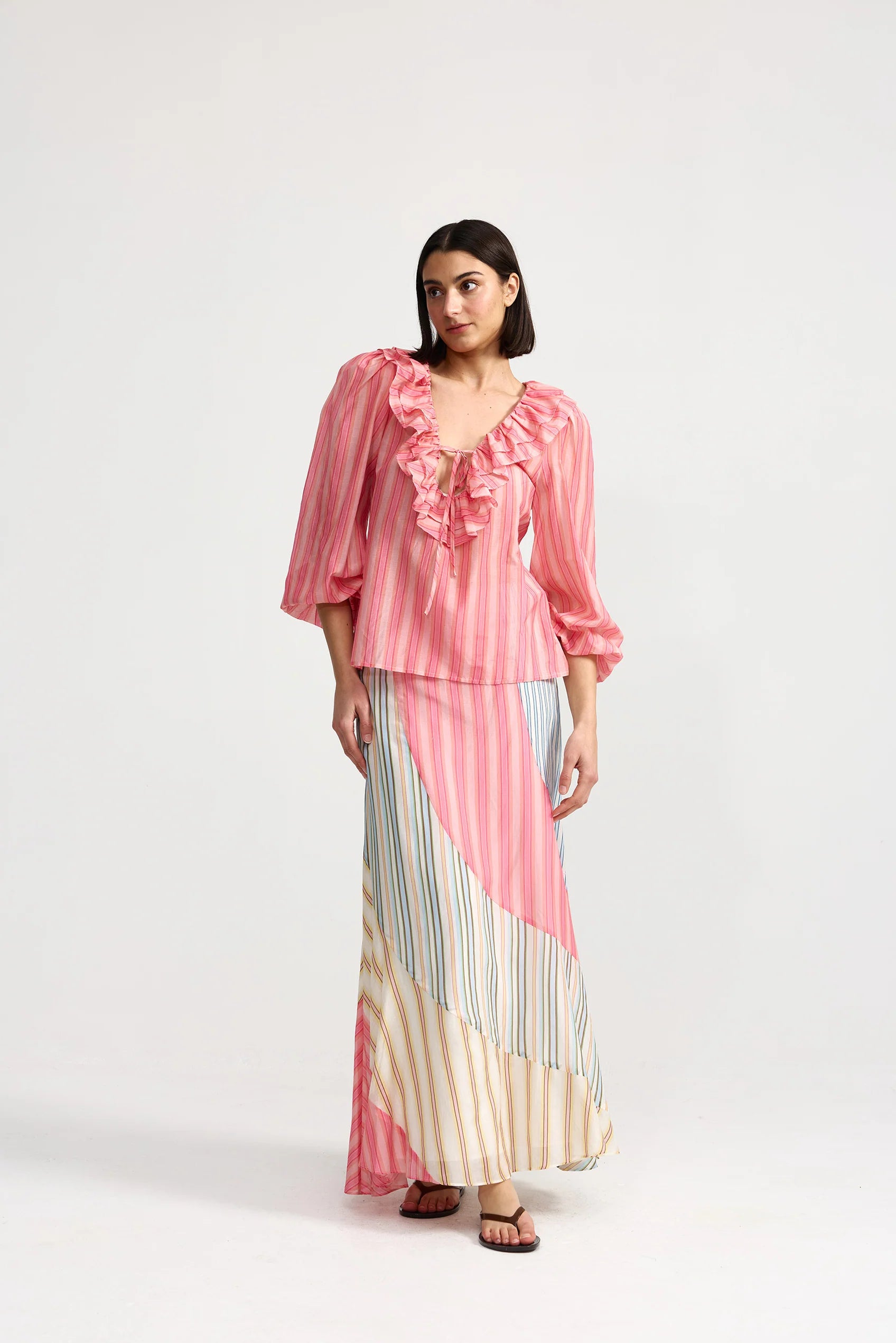 Filly Blouse | Sorbet Stripe