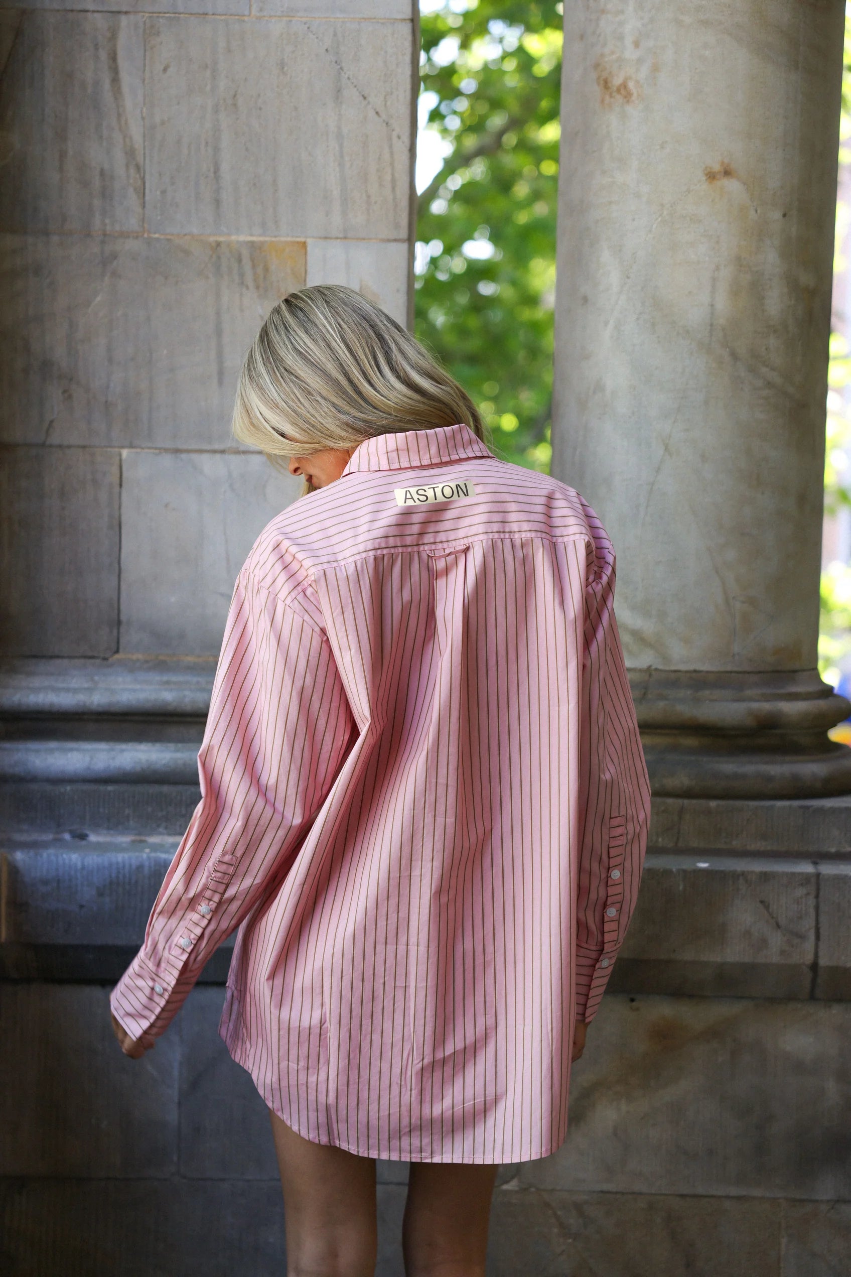 Buddy Shirt | Tea Rose Stripe
