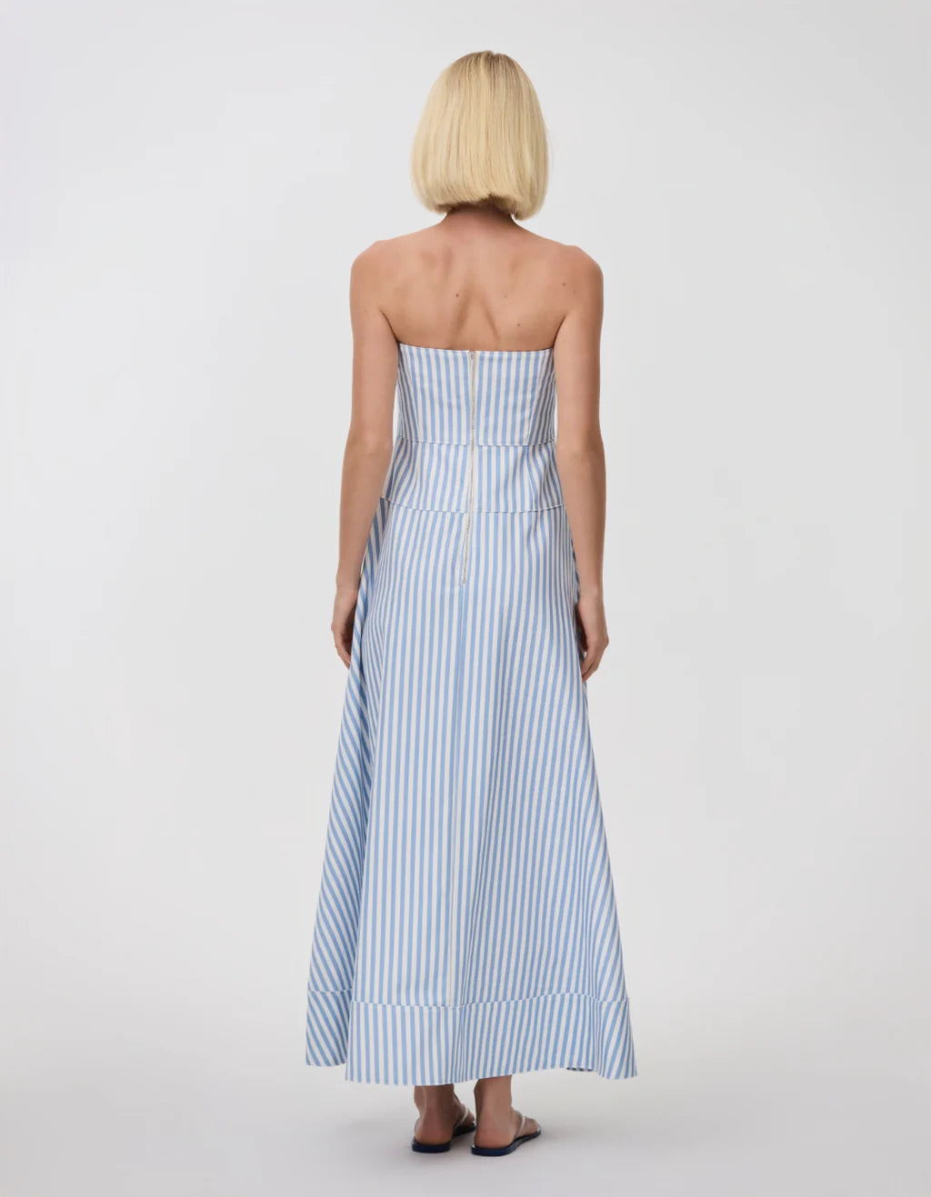 Sloan Denim Dress | Periwinkle Stripe