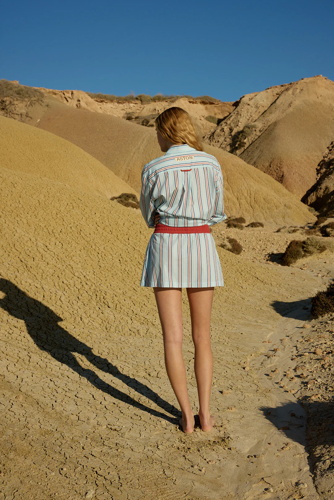 Indi Skirt | Blithe Cherry Stripe