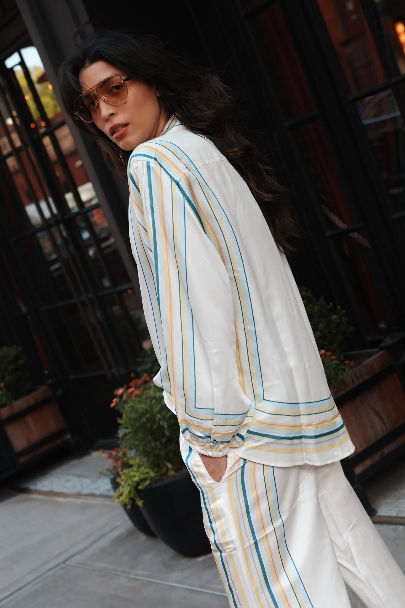 Simone Shirt | Gelato Stripe