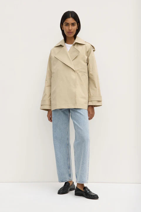 Arden Short Mac Jacket | Natural
