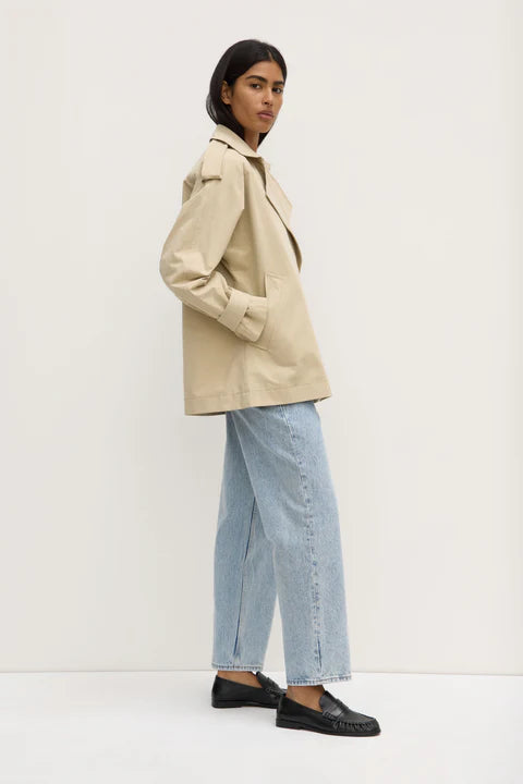 Arden Short Mac Jacket | Natural