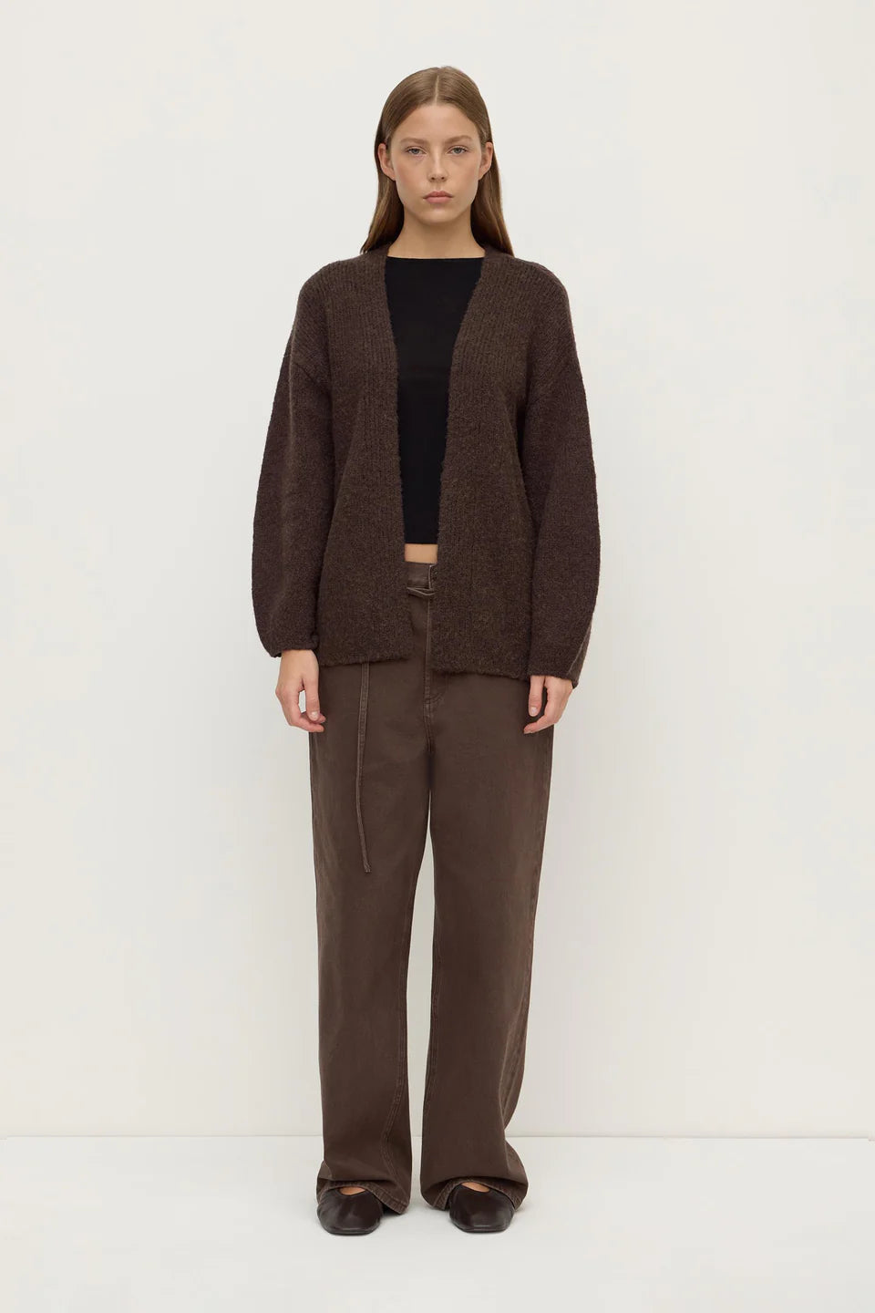 Ariel Knit Cardigan | Dark Chocolate