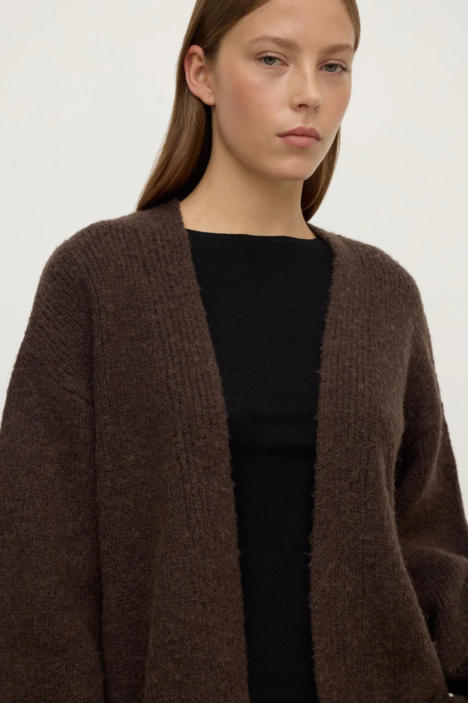 Ariel Knit Cardigan | Dark Chocolate