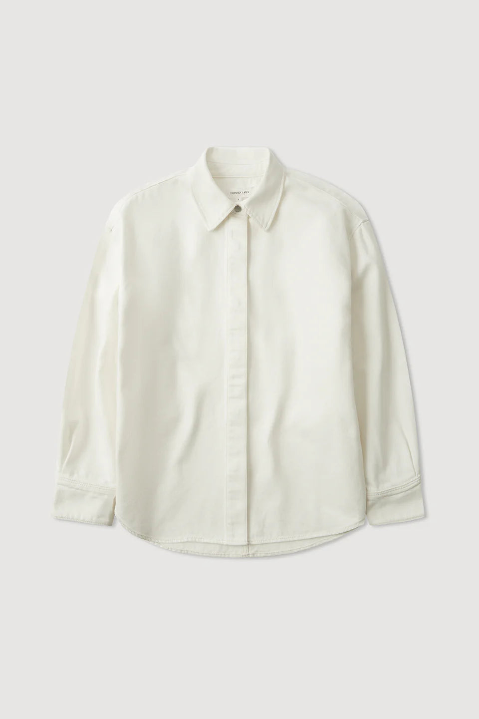 Emilia Denim Overshirt | Vintage White