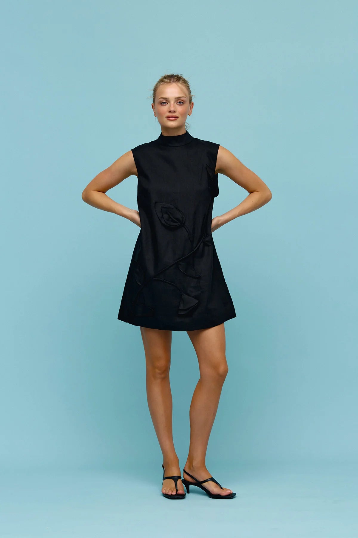 Centre Court Dress | Black