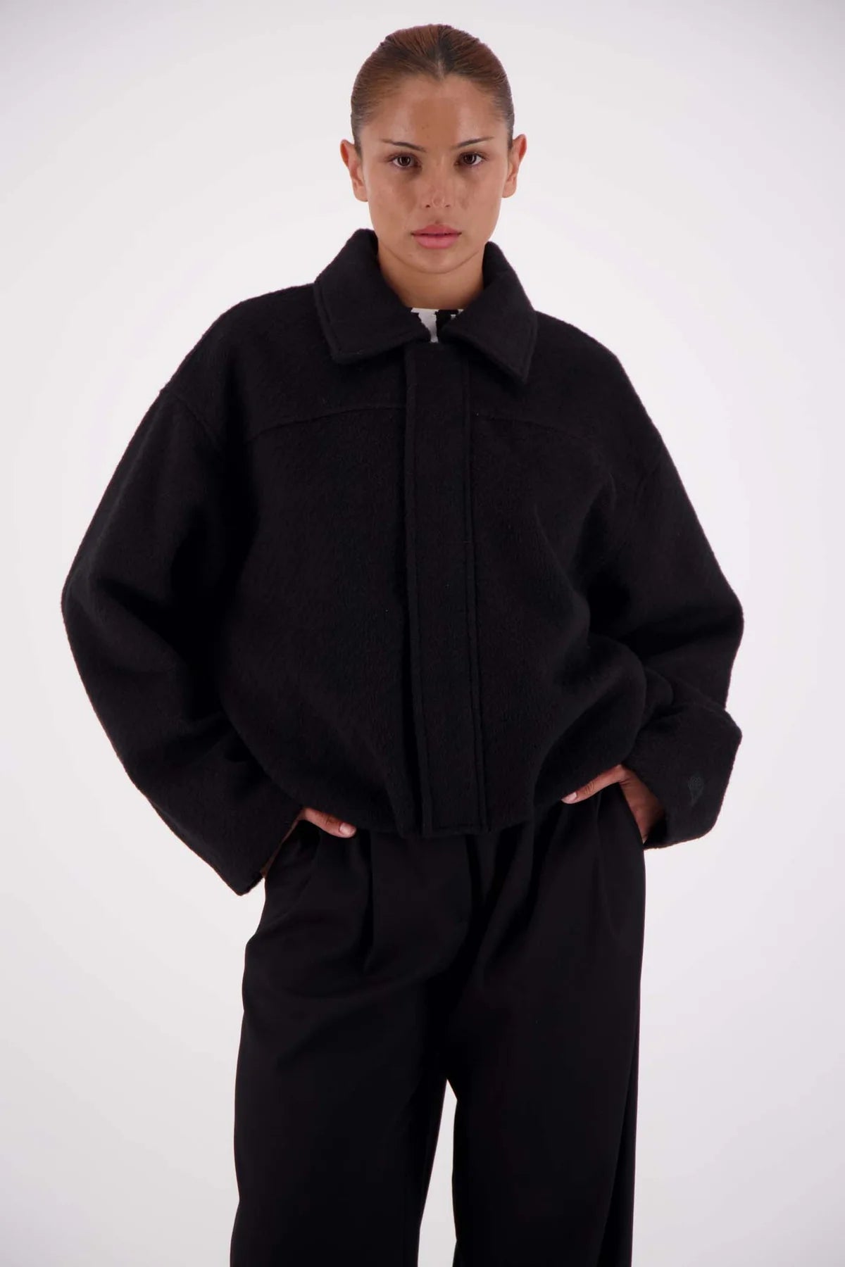 Bailey Bomber Jacket | Black