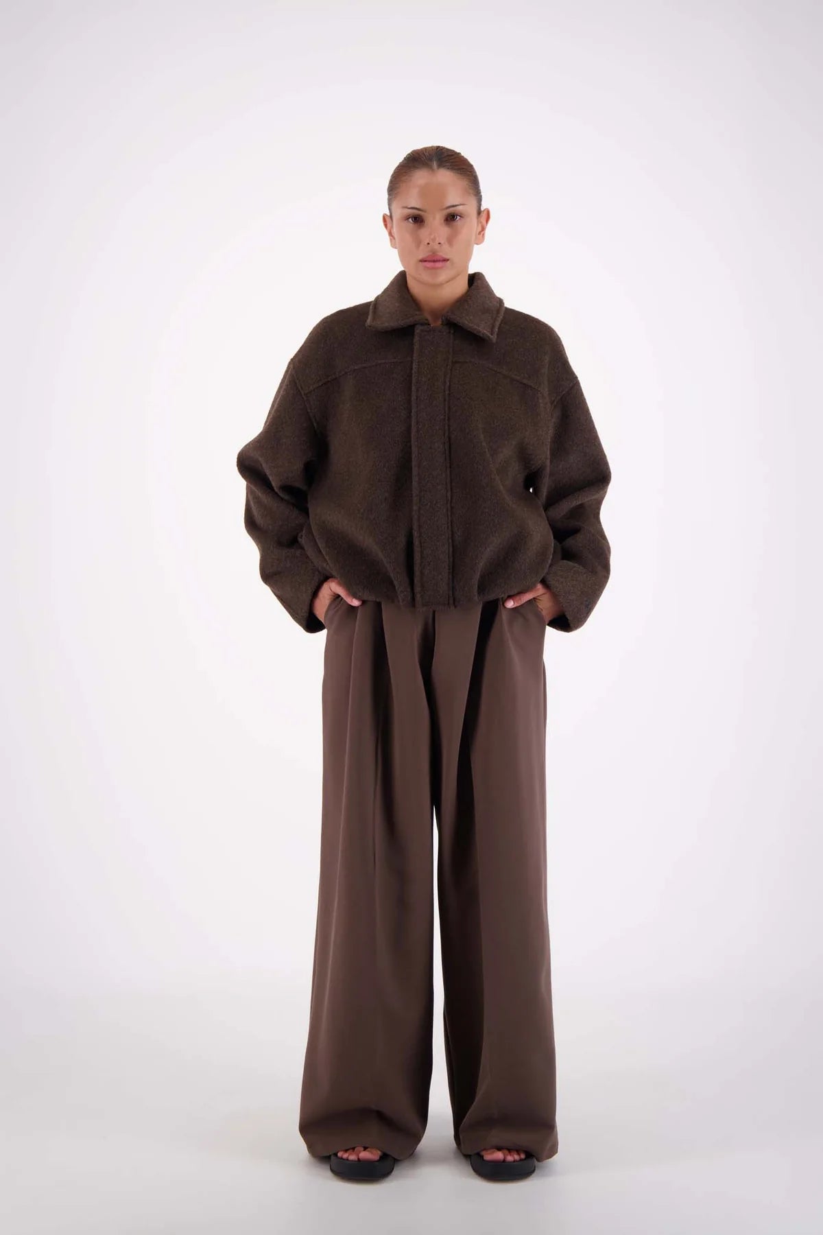 Bailey Bomber Jacket | Brown