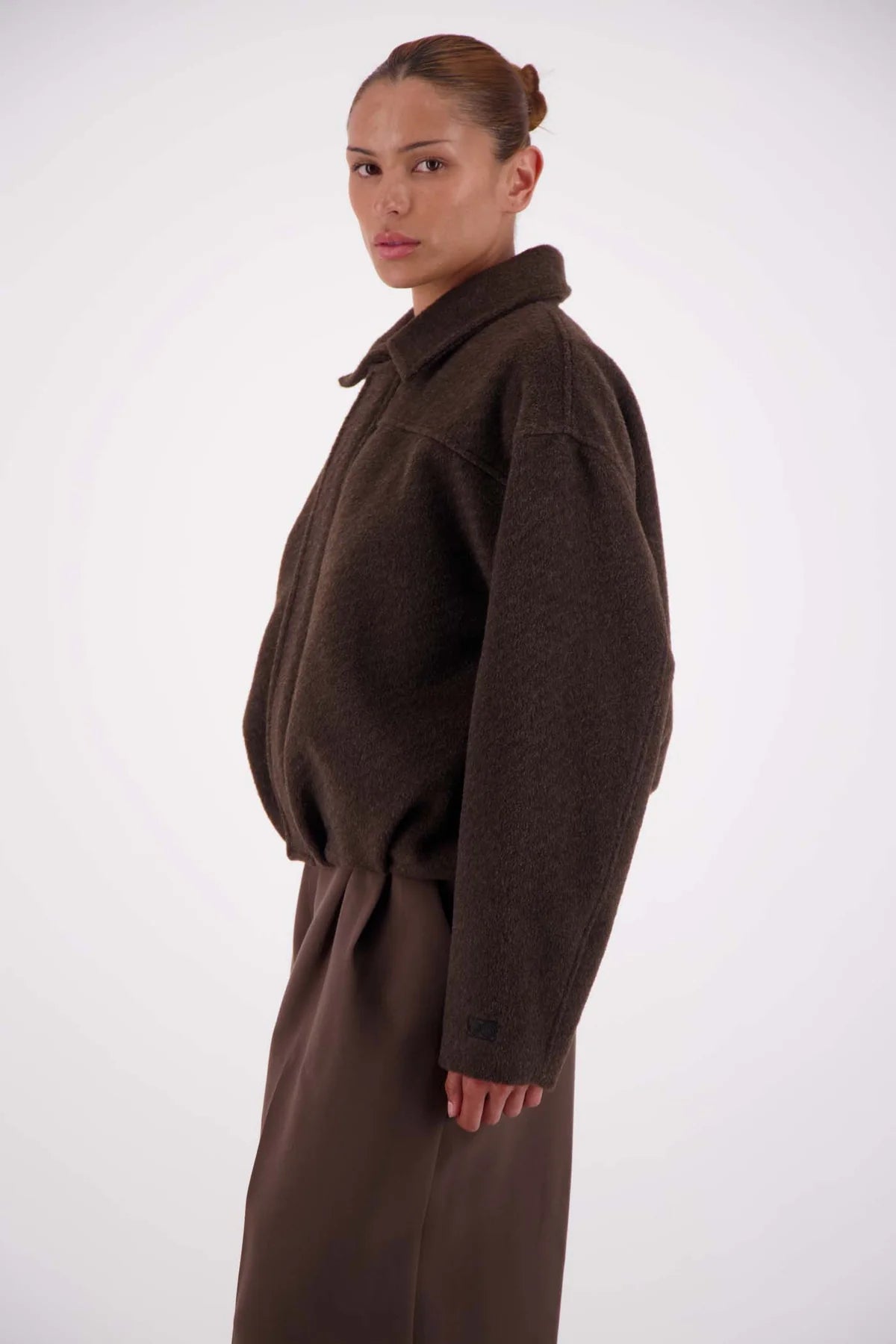 Bailey Bomber Jacket | Brown