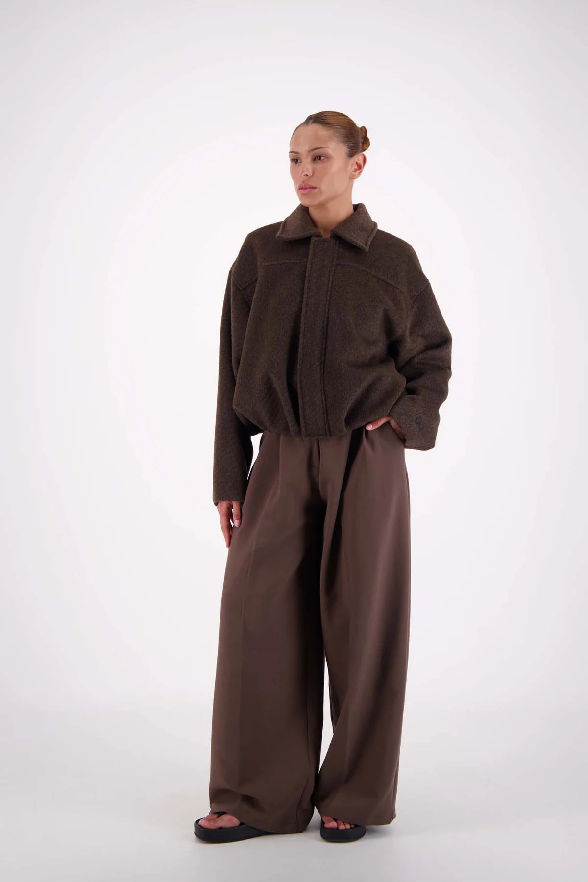 Bailey Bomber Jacket | Brown