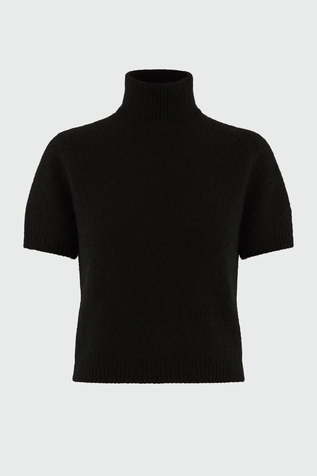 Giselle Short Sleeve Tunic Top | Black